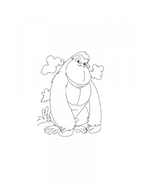 Apes coloring pages