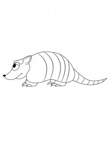 Armadillos coloring page - picture 12
