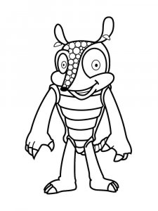 Armadillos coloring page - picture 9