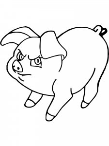 Baby Pig coloring page - picture 10