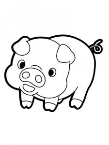 Baby Pig coloring page - picture 18