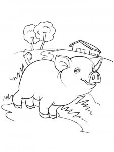 Baby Pig coloring page - picture 19