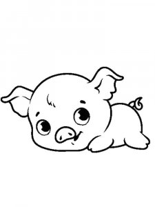 Baby Pig coloring page - picture 2