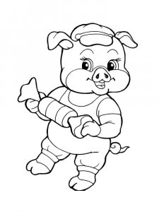 Baby Pig coloring page - picture 20
