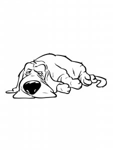 Basset Hound coloring page - picture 18