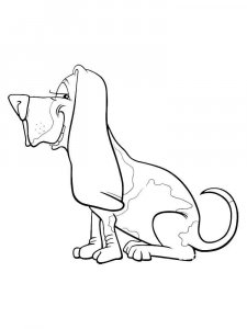 Basset Hound coloring page - picture 21