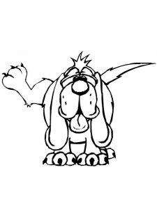 Basset Hound coloring page - picture 9