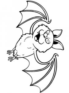 Bat coloring page - picture 13