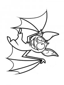 Bat coloring page - picture 15