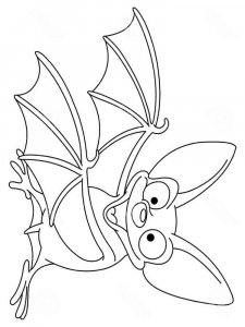 Bat coloring page - picture 6