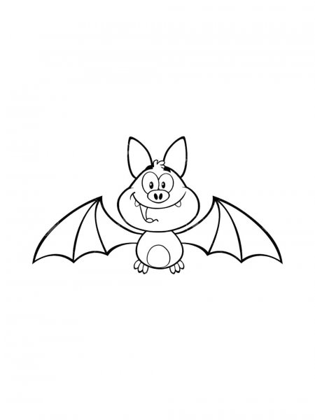 Bat coloring pages