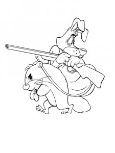 Beaver coloring page - picture 46
