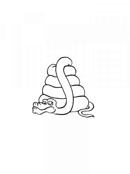 Boa constrictor coloring pages