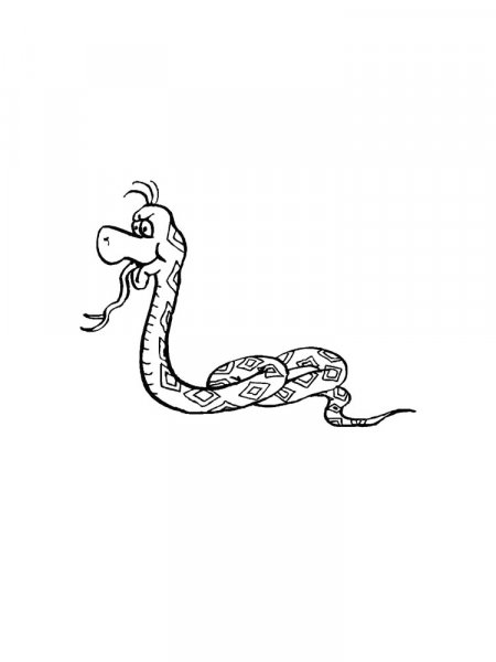 Boa constrictor coloring pages