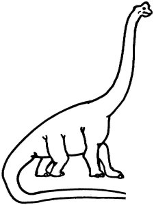 Brachiosaurus coloring page - picture 11