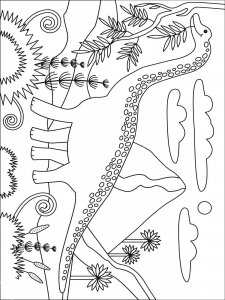 Brachiosaurus coloring page - picture 13
