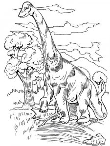 Brachiosaurus coloring page - picture 15