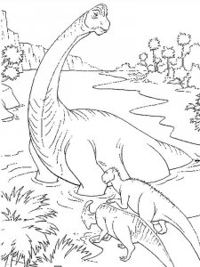 Brachiosaurus coloring page - picture 18