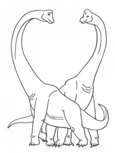 Brachiosaurus coloring page - picture 19