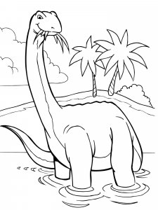 Brachiosaurus coloring page - picture 8