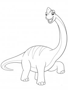 Brachiosaurus coloring page - picture 9