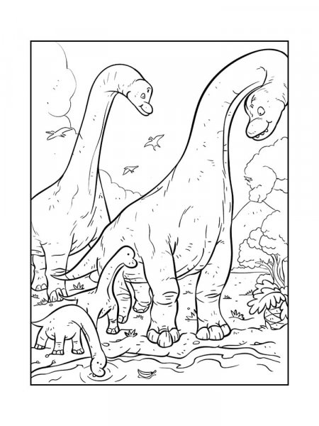 Brachiosaurus coloring pages