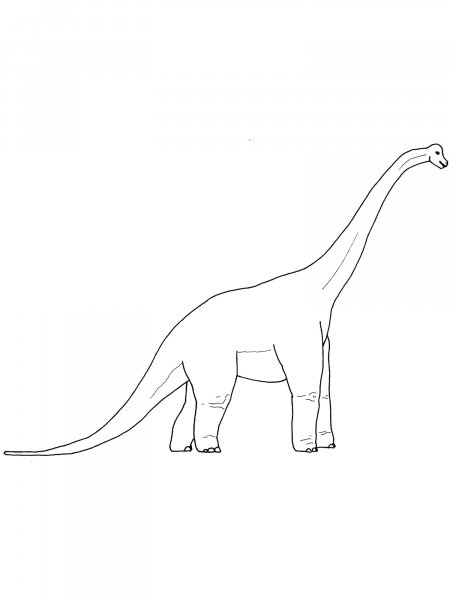 Brachiosaurus coloring pages