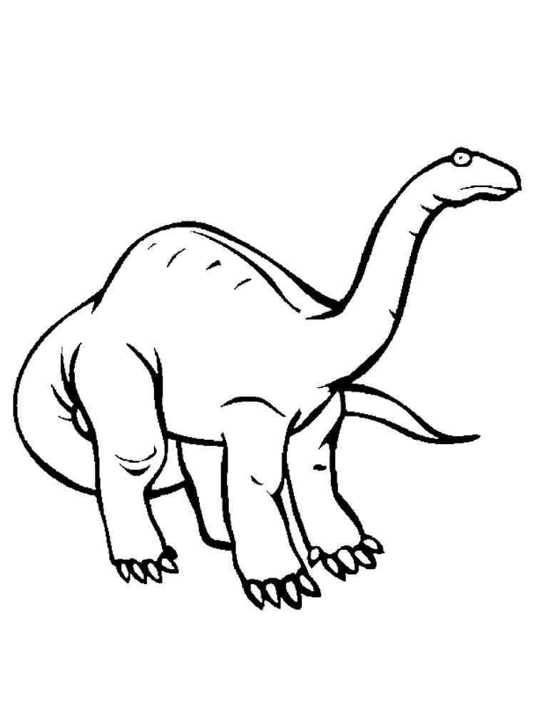 Brontosaurus coloring pages