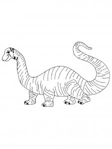 Brontosaurus coloring page - picture 1
