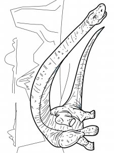 Brontosaurus coloring page - picture 10