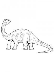 Brontosaurus coloring page - picture 12
