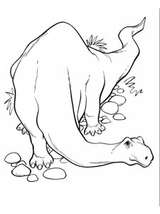 Brontosaurus coloring page - picture 13