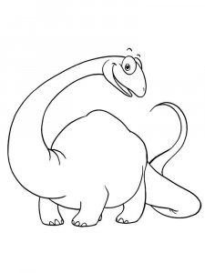 Brontosaurus coloring page - picture 2