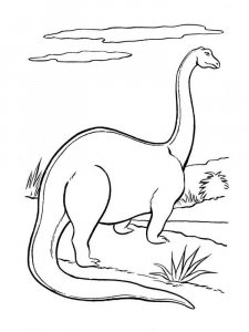 Brontosaurus coloring page - picture 3
