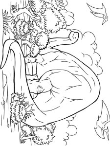 Brontosaurus coloring page - picture 5