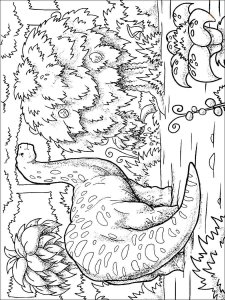 Brontosaurus coloring page - picture 7
