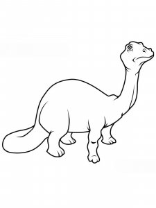 Brontosaurus coloring page - picture 8