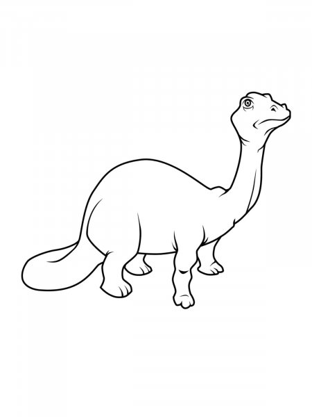 Brontosaurus coloring pages