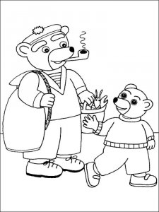Brown Bear coloring page - picture 11