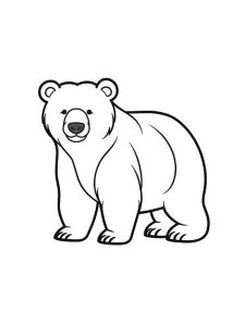 Gobi Brown Bear Coloring Page