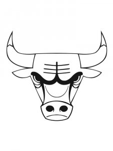 Bull coloring page - picture 6