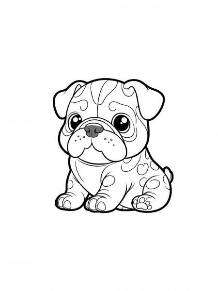 Free printable Bulldog coloring pages