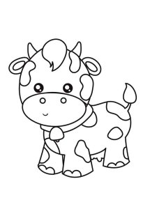 Calf coloring page - picture 18
