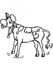 Calf coloring page - picture 9