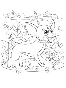 Chihuahua coloring page - picture 14