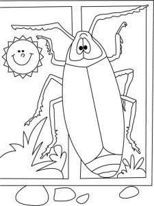 Cockroach coloring page - picture 14