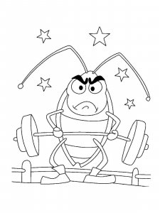 Cockroach coloring page - picture 20