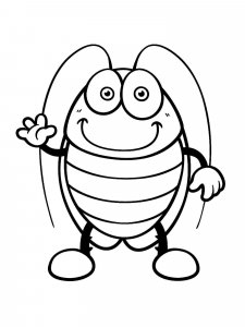 Cockroach coloring page - picture 21