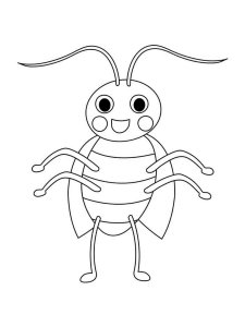 Cockroach coloring page - picture 30