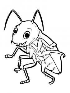 Cockroach coloring page - picture 8